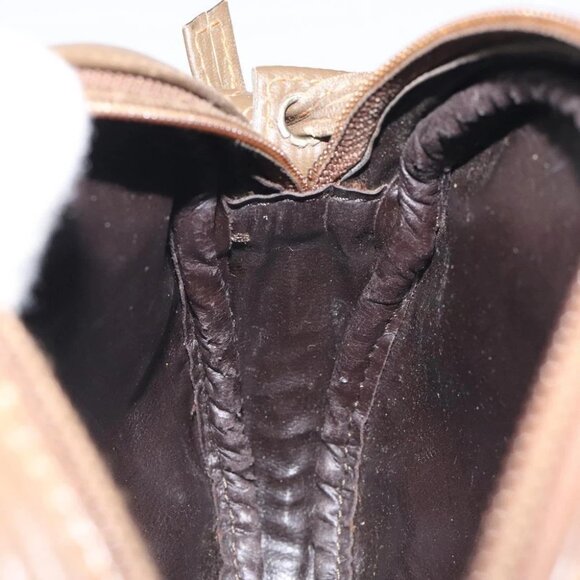 FENDI Zucchino Canvas Shoulder Bag Beige Auth - Picture 14 of 16